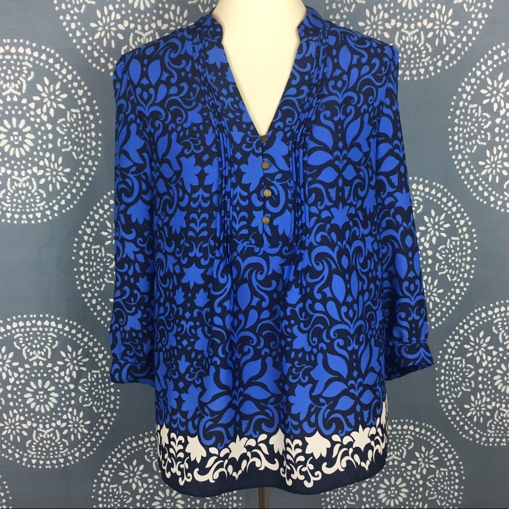 Banana Republic Pretty Blue Tunic